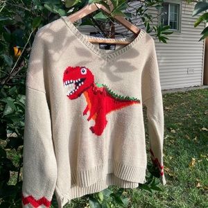 T-rex knit sweatshirt